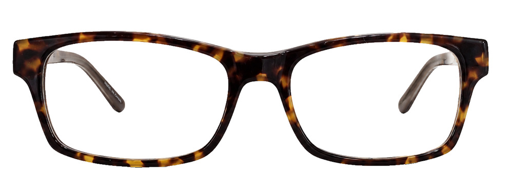 NO BRAND FM14106 DEMI TORTOISE EYEGLASSES FRAME 52-17-145 NWT
